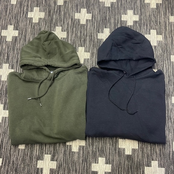 Bundle Medium Hoodies (2) Forest Green & Black - Picture 1 of 3